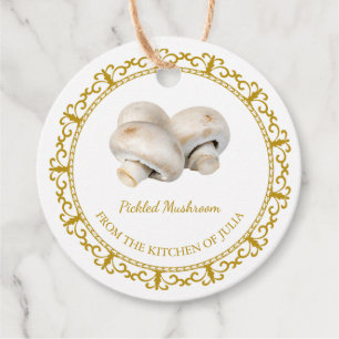 Etiquetas Para Lembrancinhas Vintage Homemade Mushroom Pickle Hang