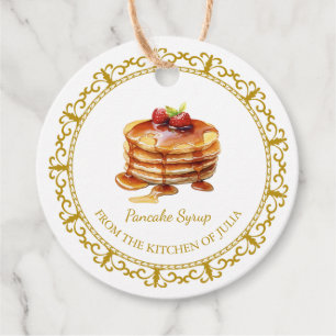 Etiquetas Para Lembrancinhas Vintage Homemade Pancake Syrup Hang Tag