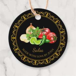 Etiquetas Para Lembrancinhas Vintage Homemade Salsa Hang Tag