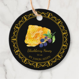 Etiquetas Para Lembrancinhas Vintage Honeycomb Blackberry Honey Hang Tag