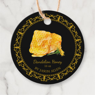 Etiquetas Para Lembrancinhas Vintage Honeycomb Dandelion Mel Hang