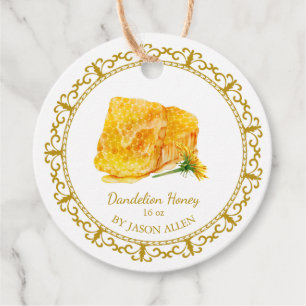 Etiquetas Para Lembrancinhas Vintage Honeycomb Dandelion Mel Hang