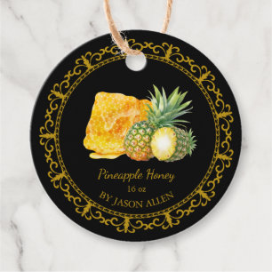 Etiquetas Para Lembrancinhas Vintage Honeycomb Pineapple Honey Hang Tag