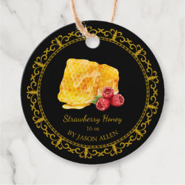 Etiquetas Para Lembrancinhas Vintage Honeycomb Raspberry Honey Hang Tag