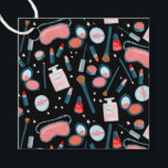 Etiquetas Para Lembrancinhas Vintage Makeup Beauty Cosmetics Retro Custom<br><div class="desc">Padrão colorido de cosméticos de safra. Perfume, batom, pincel, pincéis, rímel e muito mais! Clique em "personalizar" acima para personalizar a parte de trás com seu próprio texto ou apenas deixar vazio para escrever mensagens manualmente. Procure mais cores e estilos no meu compro! Além de plástico de presentes, cartões de...</div>