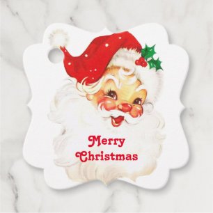 Etiquetas Para Lembrancinhas Vintage Retro Jolly Old Papai Noel Natal