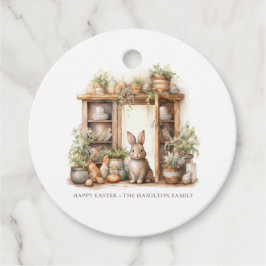 Etiquetas Para Lembrancinhas Vintage Rustic Beige Páscoa