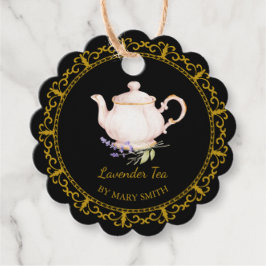 Etiquetas Para Lembrancinhas Vintage Teapot Homemade Lavender Tea Hang Tag