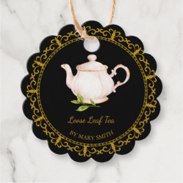 Etiquetas Para Lembrancinhas Vintage Teapot Homemade Loose Leaf Tea Hang Tag