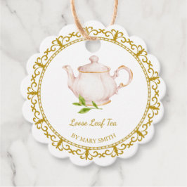 Etiquetas Para Lembrancinhas Vintage Teapot Homemade Loose Leaf Tea Hang Tag