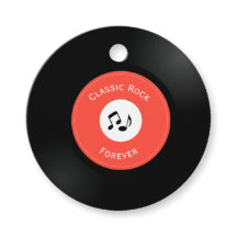 Vintage Vinyl Record Tag Design Favor