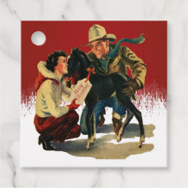 Etiquetas Para Lembrancinhas Vintage Western Cowboy Cowboy Horn Natal