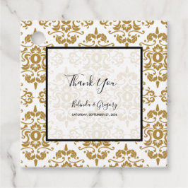 Etiquetas Para Lembrancinhas Vintagem Dourada Elegante