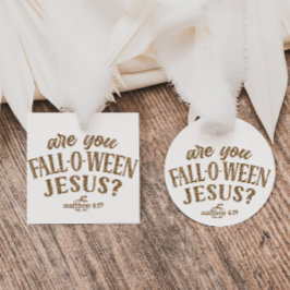 Etiquetas Para Lembrancinhas Você é Jesus CAIU-O-WEEN? Christian Halloween