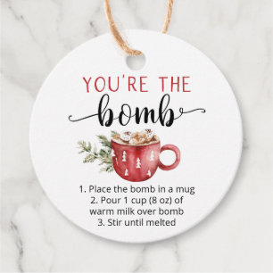 Etiquetas Para Lembrancinhas Você é o chocolate quente bomb tags