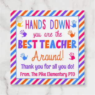 Etiquetas Para Lembrancinhas Você é o melhor professor ao redor