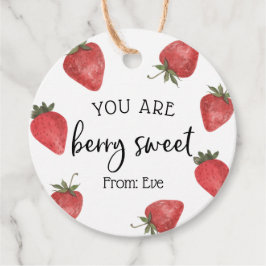 Etiquetas Para Lembrancinhas Você é uma Tag de Favor de São Valentão Berry Swee
