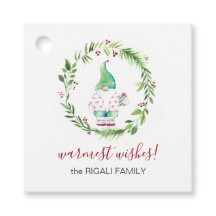 Watercolor Christmas Gnomo