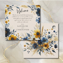 Etiquetas Para Lembrancinhas Watercolor Wildflower Wedding Wift Basket