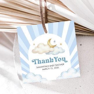 Etiquetas Para Lembrancinhas We are Over the Moon Baby Shower