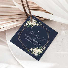 Etiquetas Para Lembrancinhas White Flowers, Cream Flowers, Boho, Floral Baptism