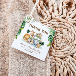 Etiquetas Para Lembrancinhas Wild One 1st Birthday Safari Animals