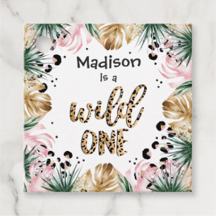 Etiquetas Para Lembrancinhas Wild One Birthday Leopard Imprime Wild Jungle Part