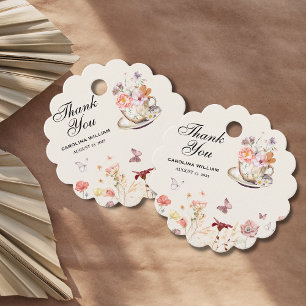 Etiquetas Para Lembrancinhas Wildflower um bebê está fazendo chá de fraldas de