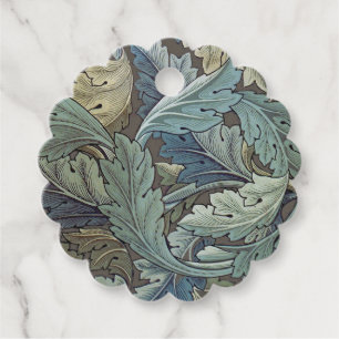 Etiquetas Para Lembrancinhas William Morris Acanthus Sage Flor de Floral Botâni