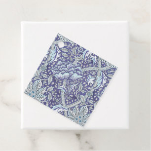 Etiquetas Para Lembrancinhas William Morris Windrush Padrão Floral Azul