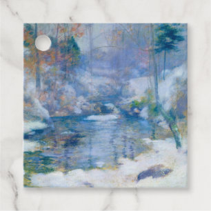 Etiquetas Para Lembrancinhas Winter Harmony, 1890-1900, por John Henry Twachtma