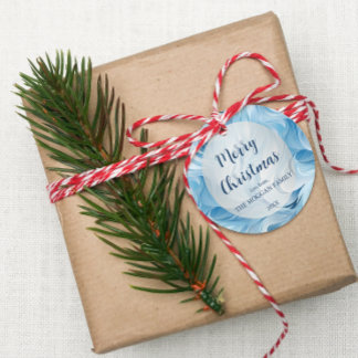 Etiquetas Para Lembrancinhas Winter Wonderland Blue Frosty