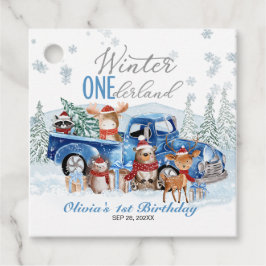 Etiquetas Para Lembrancinhas Woodland Animals Truck ONEderland 1st Birthday