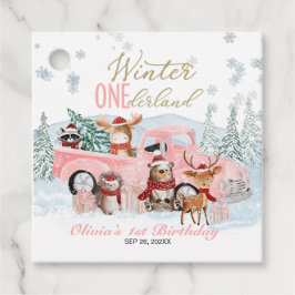 Etiquetas Para Lembrancinhas Woodland Animals Truck ONEderland 1st Birthday