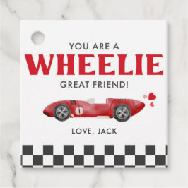 Etiquetas Para Lembrancinhas You’re a Wheelie Great Friend Valentine Gift Tag