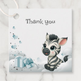Etiquetas Para Lembrancinhas Zebra de desenho animado simples e fofo