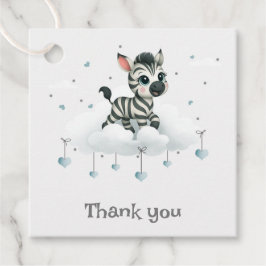Etiquetas Para Lembrancinhas Zebra de desenho animado simples e fofo