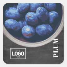 Etiquetas para logotipos Brandy Plum
