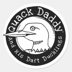 Etiquetas para logotipos do Pai quack