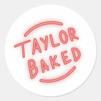 Etiquetas para logotipos Neon cozidos da Taylor