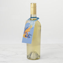 Etiquetas para o cabide da garrafa de peixe