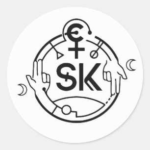 Etiquetas para o logotipo preto SiKe