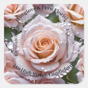 Etiquetas para os floristas. Texto editável