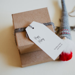 Etiquetas para presentes da família de feriados fe