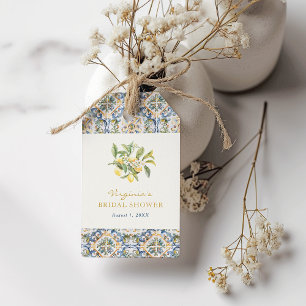 Etiquetas para presentes de Chá de panela de limão