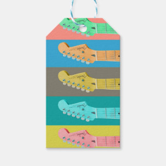 Etiquetas para presentes de guitarra