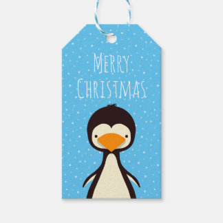 Etiquetas para presentes de pinguim