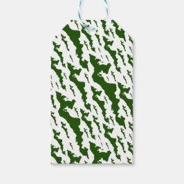 Etiquetas para presentes do logotipo da ilha Fishe