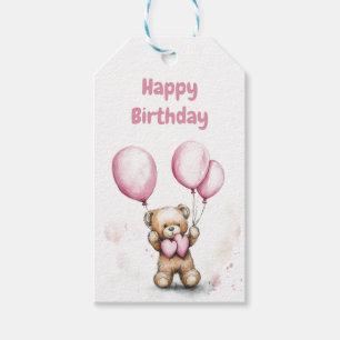 Etiquetas para presentes do Urso de Teddy