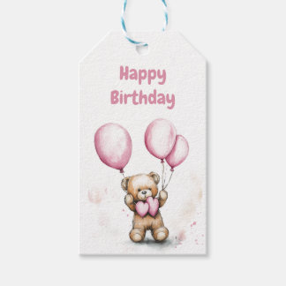 Etiquetas para presentes do Urso de Teddy